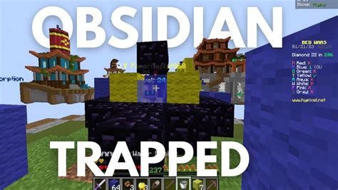 Trapping With Obsidian Bedwars Youtube