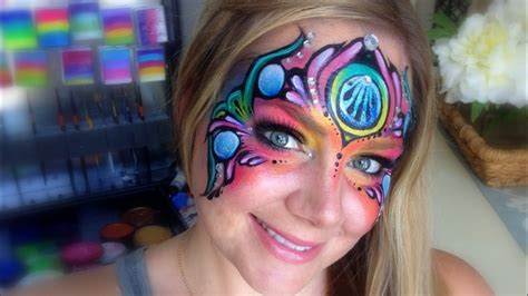 Fantasy Mask Face Painting And Makeup Youtube