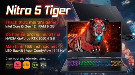 Laptop Acer Nitro Tiger An Sp I Nh Qfhsv Ch Nh H Ng