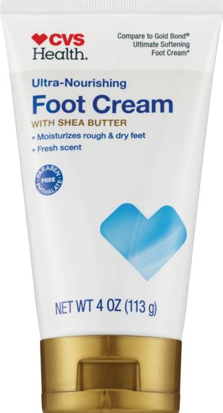 New Cvs Health Ultra Nourishing Foot Cream 4oz Cvs Pharmacy