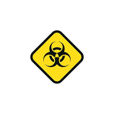 Biohazard caution warning symbol design vector 25661262 Vector Art at ...