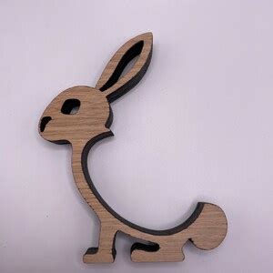 Bunny Easter Wooden Kinder Egg Holder - Etsy