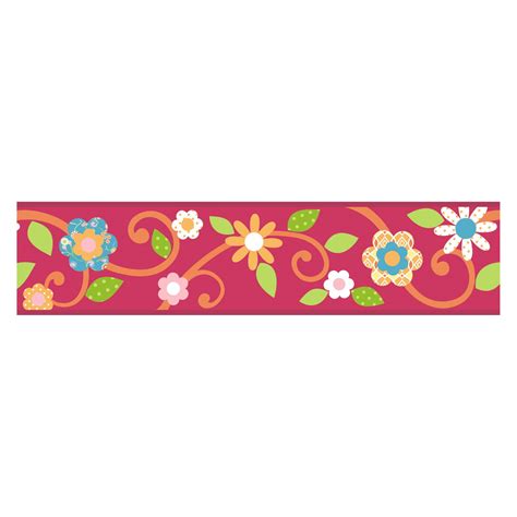 Scroll Floral Peel and Stick Border - Walmart.com - Walmart.com