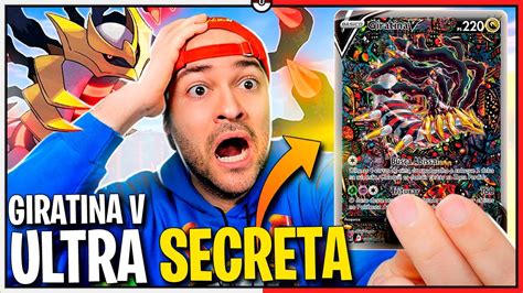 Tirei A Carta Pokemon Mais Ultra Secreta Rara Do Pokémon Tcg Origem