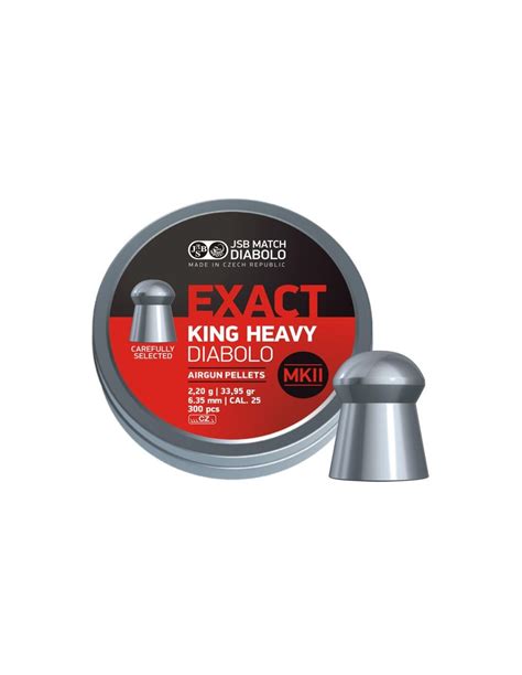 JSB EXACT KING HEAVY DIABOLO 6 35MM 300STK