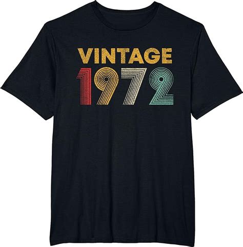 Vintage St Birthday Gift Men Women Years Old T Shirt