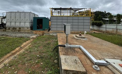 Hi Tech Wastewater Treatment Plant Installed At Tina Hydro Campsite