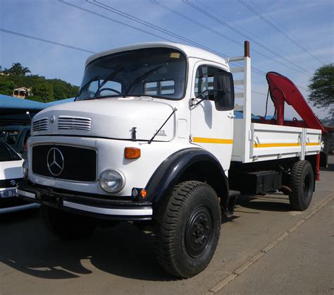 Mercedes Benz 1113 4x4 Crane Truck Mercedes Truck Mercedes Benz