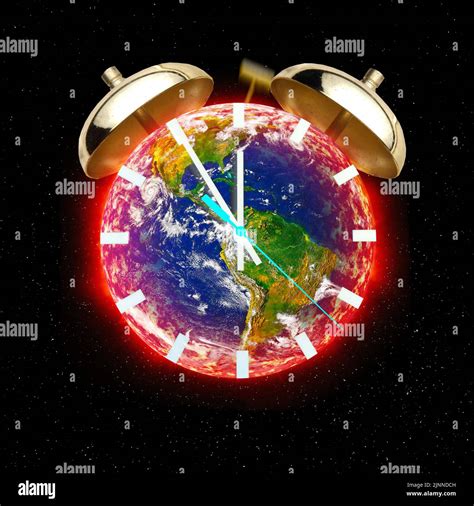 Doomsday Clock, conceptual illustration Stock Photo - Alamy