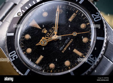 Vintage Rolex Submariner 5508 James Bond Stock Photo Alamy