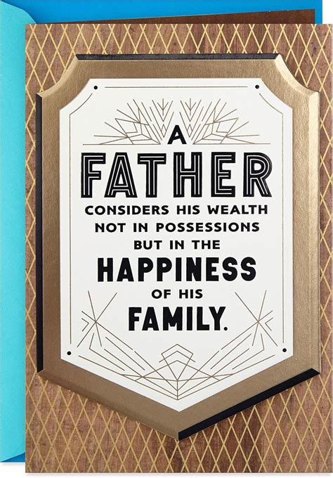 Hallmark Mahogany Fathers Day Card For Dad True Wealth Plaque