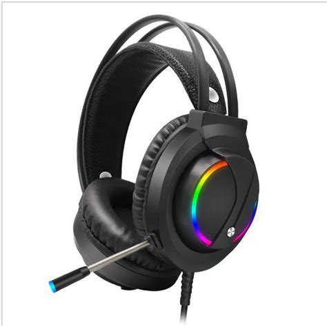 New Gaming Headset 3.5mm Channel Colorful RGB Luminescent Headset ...