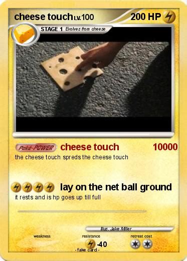 Pokémon Cheese Touch 4 4 Cheese Touch 10000 My Pokemon Card