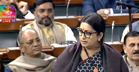 Smriti Irani Hits Back At Rahul Gandhi Says People Of Amethi Showed You