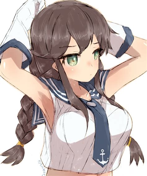 能代艦これ 「719は能代の進水日ですね。水着はよ。はよ 」鳥アルケラのイラスト