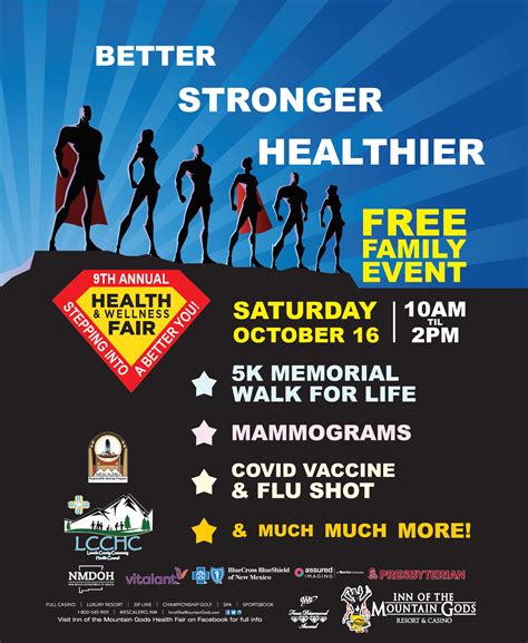 9th Annual Health Wellness Fair Official Website Of The Mescalero