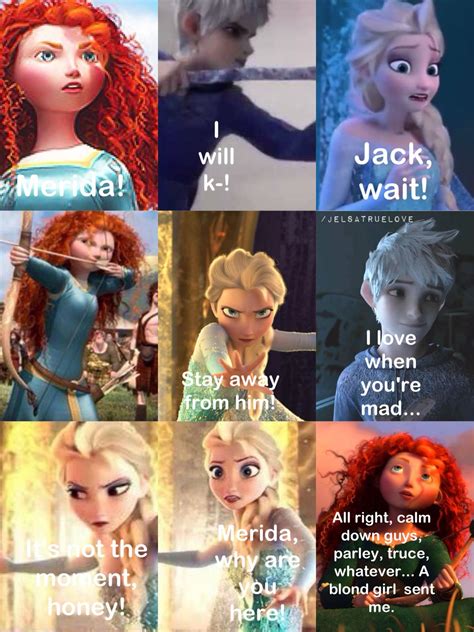 Another Jelsa Story Part Merida Elsa Jack Frost Anna Rapunzel