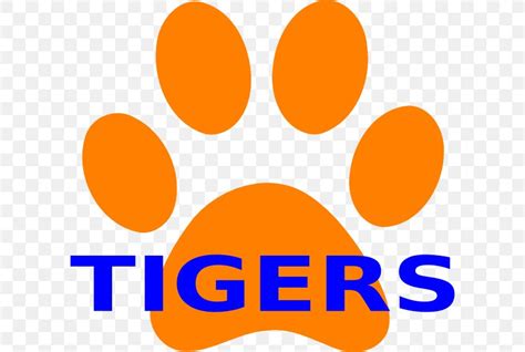 Tiger Clemson University Paw Clip Art, PNG, 600x551px, Tiger, Area ...