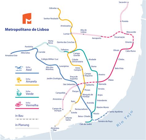 Lisbon Metro Map - MapSof.net