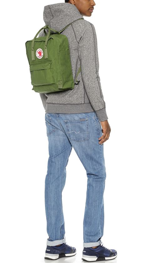 Fjallraven Kanken Backpack In Green For Men Lyst