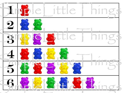 Counting Bears Printables - Printable Word Searches