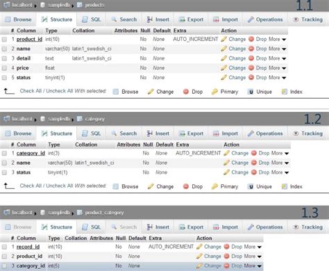 Setting Up Foreign Key In Phpmyadmin