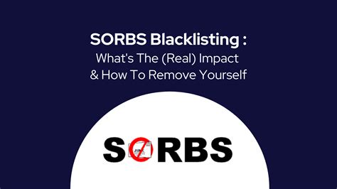 SORBS Spam blacklist : How do you remove yourself from it