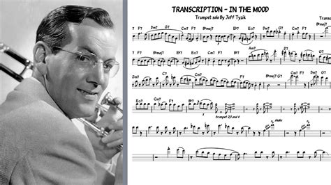 Transcription Glenn Miller In The Mood Trumpet Solo YouTube