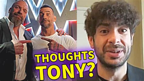 Tony Khan On Cm Punks Wwe Return Youtube