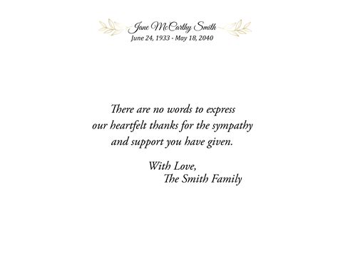 Floral Wreath Funeral Thank You Notes Mass Booklets