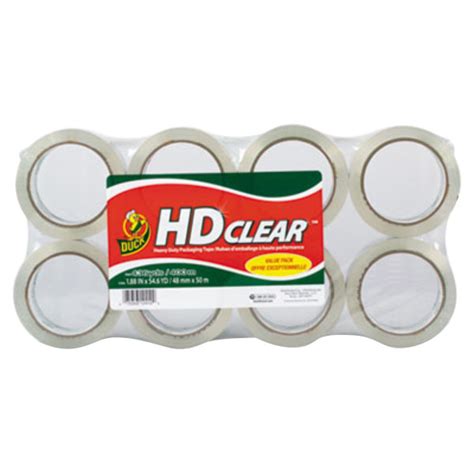 Duck Tape X Yards Clear Heavy Duty Carton Packaging