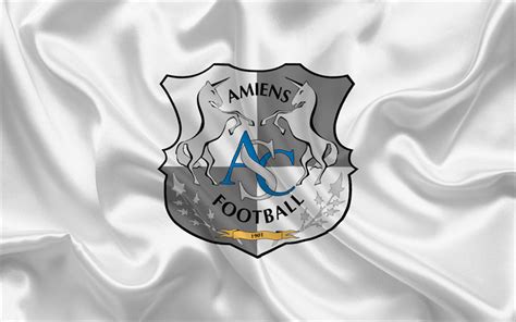 Download wallpapers Amiens SC, Football club, emblem, France, LEAGUE 1 ...