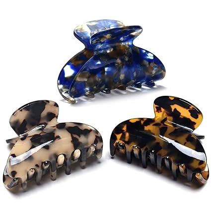 Amazon Packs Women Medium Hair Clips Tortoise Claw Clips