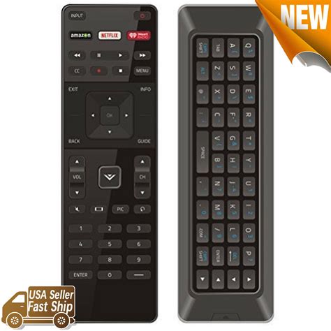 Vizio Xrt Smart Tv Remote With Qwerty Led Backlight Keyboard