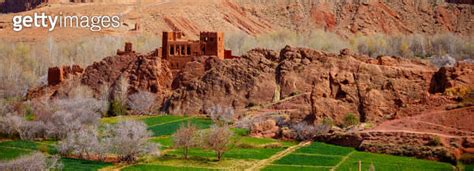 Traditional Moroccan Village Tamedakhte Village Kasbah Near Ait Ben