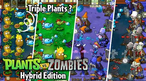 Plants Vs Zombies Hybrid Pvz Hybrid Twin Plants And Even Triple