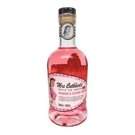 Mrs Cuthberts Rhubarb And Custard Crumble Gin Liqueur 50cl