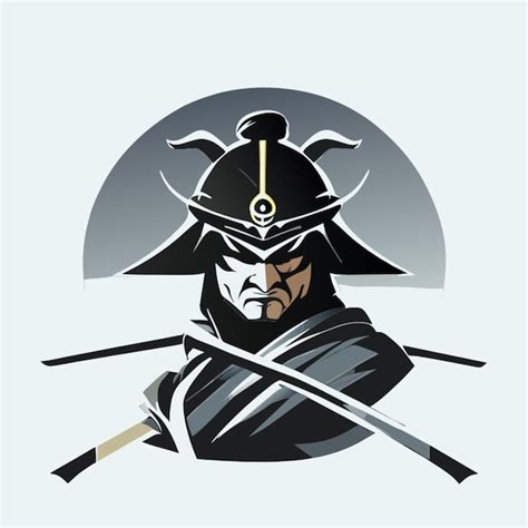 A Samurai With Katana Vector Illustration Premium Ai Generated Vector