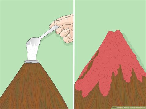 Baking Soda And Vinegar Volcano Instructions