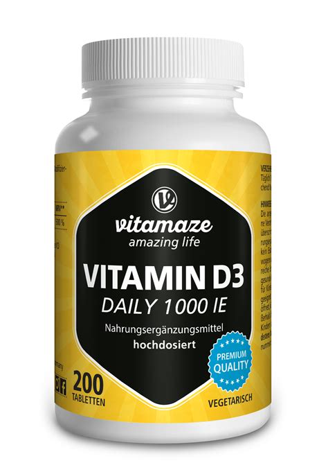 Vitamaze Vitamin D Ie Daily Vegetarisch Deine Apotheke