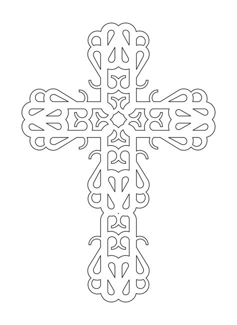 Beginner Free Printable Crochet Cross Bookmark Patterns | FREE Printable HQ