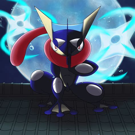 海とみかん On Twitter げっこうしゅりけん ゲッコウガの日おめでとう🥷 ゲッコウガの日 ポケモンイラスト Greninja