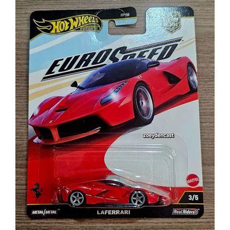 Jual Hot Wheels Premium Varian Mix Euro Speed Laferrari Bugatti Bolide