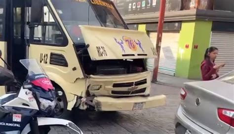 Tres Accidentes Del Transporte Público Dejan 25 Heridos En La Capital