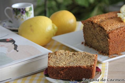 Pan de limón con semillas de amapola entrelibrosandaelguiso