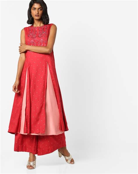 15 Stylish Latest Double Layered Kurtis Online Shopping