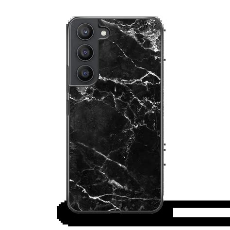 Black Marble Samsung S23 Case Caseface