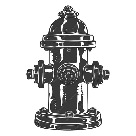 Premium Vector Silhouette Fire Hydrant Black Color Only