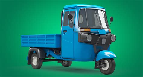 3d Three Wheeler Cargo Vehicle Turbosquid 1321939