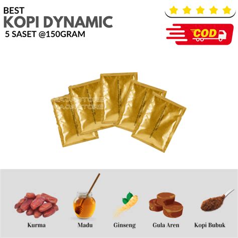 jual kopi dynamic dynamik kopi dinamik dinamic  sachet saset shopee